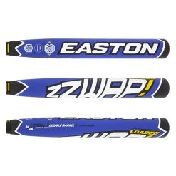 Cheap ❤️ 2022 Easton Comic ZZWAP Fire Flex 13" Loaded USA Slow Pitch Softball Bat: SP21ZAPL Black, Purple ⌛