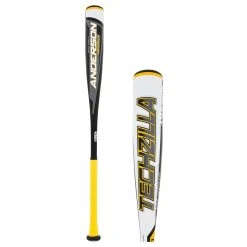 Brand new 😍 2021 Anderson Techzilla -8 USSSA Baseball Bat: YB21ZILLA8 White, Yellow ⌛