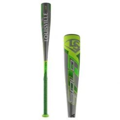 Best Sale ⌛ Louisville Slugger Solo Speed -13 USA Baseball Bat: WTLUBSSM1320 Green, Grey 🔔 -BaseBallBat Sales Store 158e 07 19 31783 l