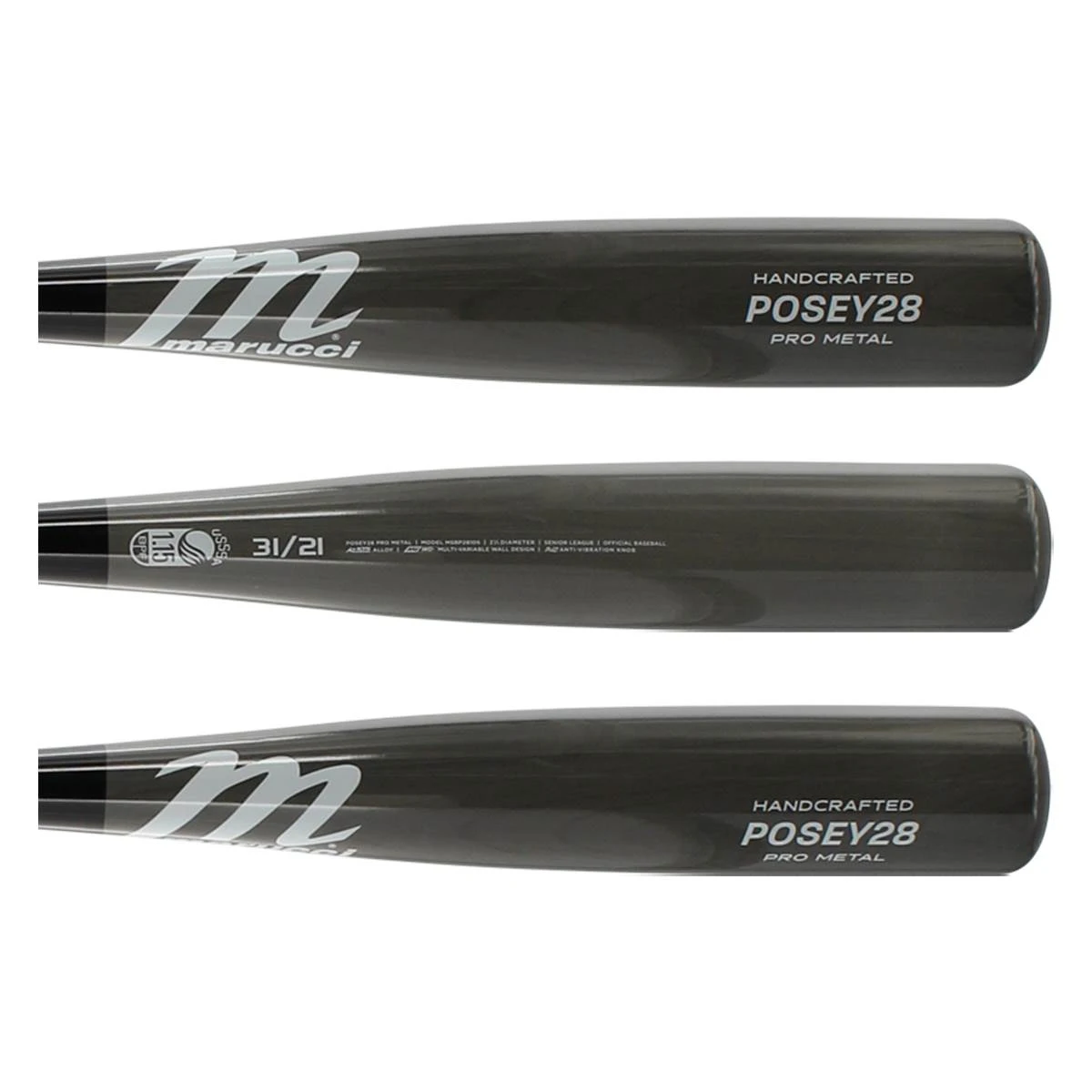 Wholesale π Marucci Posey28 Pro Metal -10 USSSA Baseball Bat: MSBP2810S Black π 4 Wholesale π Marucci Posey28 Pro Metal -10 USSSA Baseball Bat: MSBP2810S Black π - Image 2