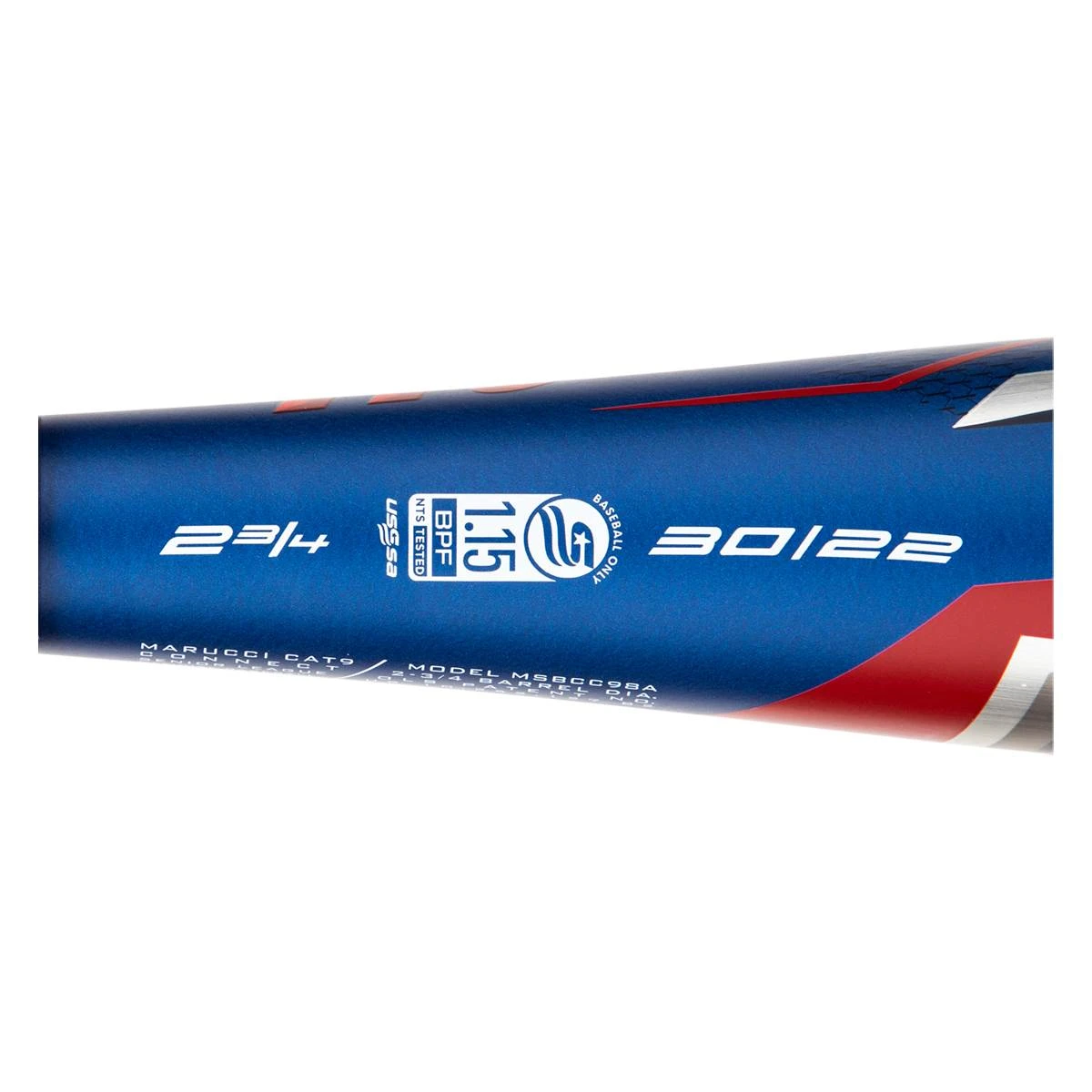 Cheap ⌛ Marucci CAT9 Connect Pastime -8 USSSA Baseball Bat: MSBCC98A Blue, Red, White ✨ 6 Cheap ⌛ Marucci CAT9 Connect Pastime -8 USSSA Baseball Bat: MSBCC98A Blue, Red, White ✨ - Image 4