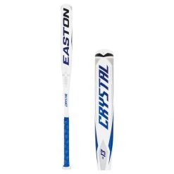 Deals ✔️ 2022 Easton Crystal -13 Fastpitch Softball Bat: FP22CRY White, Navy ⭐