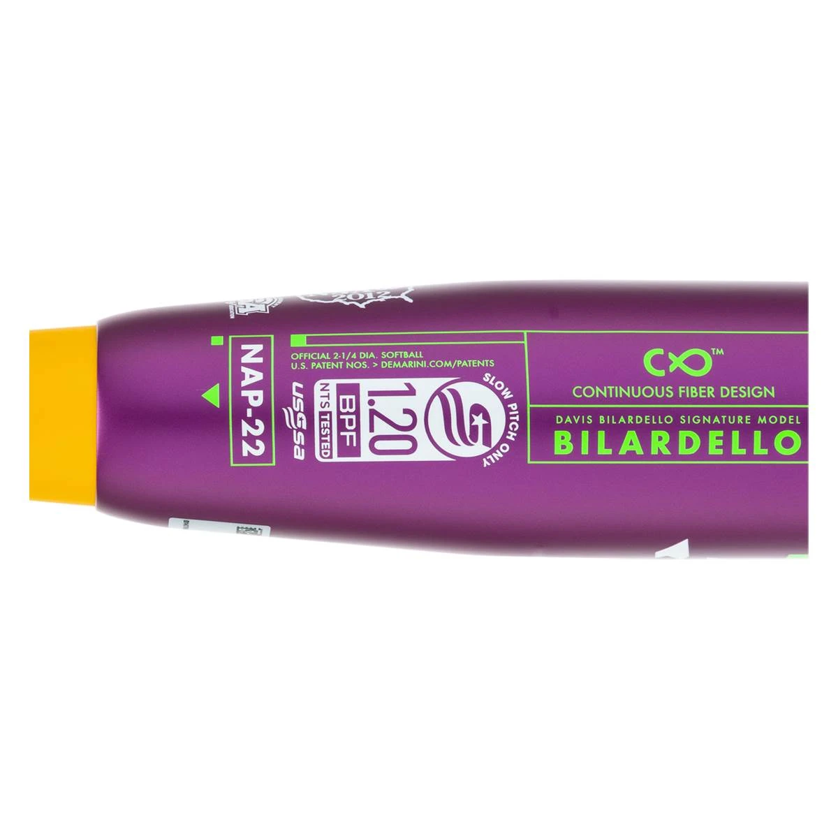 Best Sale βοΈ 2022 DeMarini Nautalai Davis Bilardello 13.5" Endload USSSA 240 Slow Pitch Softball Bat: WTDXNAP22 Orange, Purple π 6 Best Sale βοΈ 2022 DeMarini Nautalai Davis Bilardello 13.5" Endload USSSA 240 Slow Pitch Softball Bat: WTDXNAP22 Orange, Purple π - Image 4