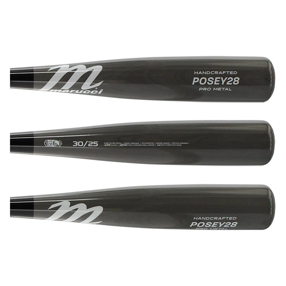 Wholesale π Marucci Posey28 Pro Metal -5 USSSA Baseball Bat: MSBP285S Black π 4 Wholesale π Marucci Posey28 Pro Metal -5 USSSA Baseball Bat: MSBP285S Black π - Image 2