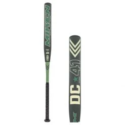 New 🧨 Miken DC-41 14" SuperMax USSSA 240 Slow Pitch Softball Bat: MDC21U Black, Gold, Green ❤️