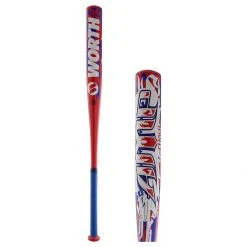 Budget 🧨 Worth AMP Alloy Dual Stamp Slow Pitch Softball Bat: WWCAMP Red, White, Blue ⌛ -BaseBallBat Sales Store 351d 11 19 32462 l