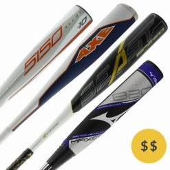 Top 10 ⌛ JustBats Pick Your Pack - USSSA Baseball 2-Pack - Gold Black, White, Gold, Grey, Blue, Navy, Orange, Red, Yellow, Green ⭐