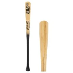 Hot Sale ⭐ BamBooBat Youth Big Barrel Bamboo Wood Baseball Bat: YBB-HBBN Black, Natural ⭐