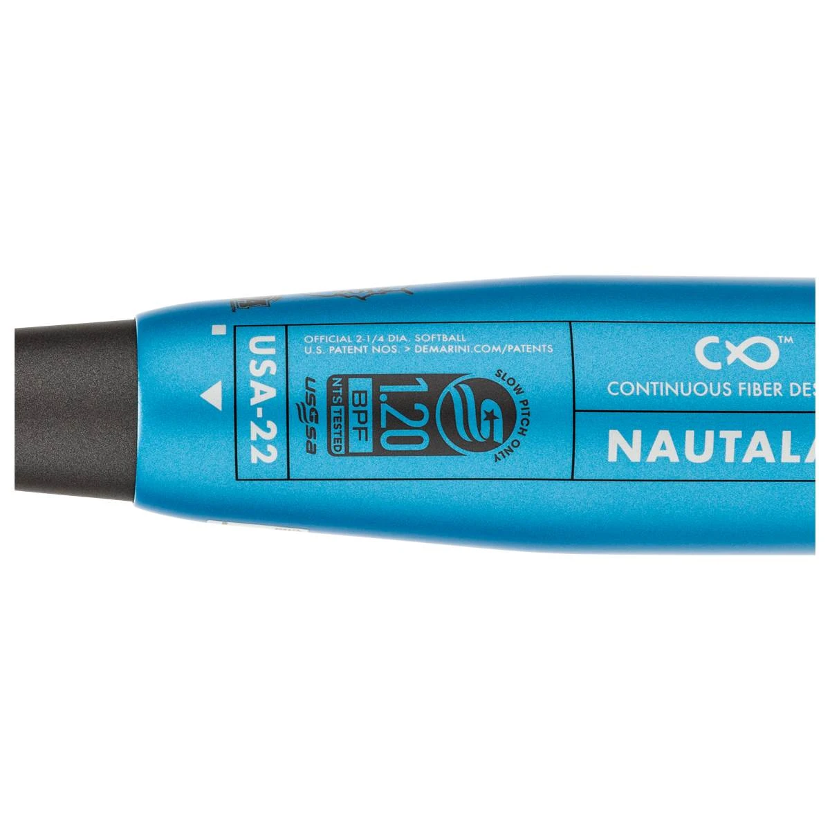 Cheap ❤️ 2022 DeMarini Nautalai USA 13" Midload USSSA 240 Slow Pitch Softball Bat: WTDXUSA22 Blue, Grey, White ⭐ 6 Cheap ❤️ 2022 DeMarini Nautalai USA 13" Midload USSSA 240 Slow Pitch Softball Bat: WTDXUSA22 Blue, Grey, White ⭐ - Image 4