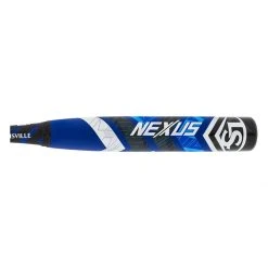 Promo 👏 2022 Louisville Slugger Nexus -12 Fastpitch Softball Bat: WBL2459010 Black, Blue, White 😀 -BaseBallBat Sales Store 4534 10 21 2022 louisville slugger nexus 12 fastpitch softball bat wbl2459010 34703 3 l