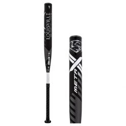 Flash Sale 😉 2022 Louisville Slugger Meta -8 Fastpitch Softball Bat: WBL2496010 Black, Grey, White ⭐