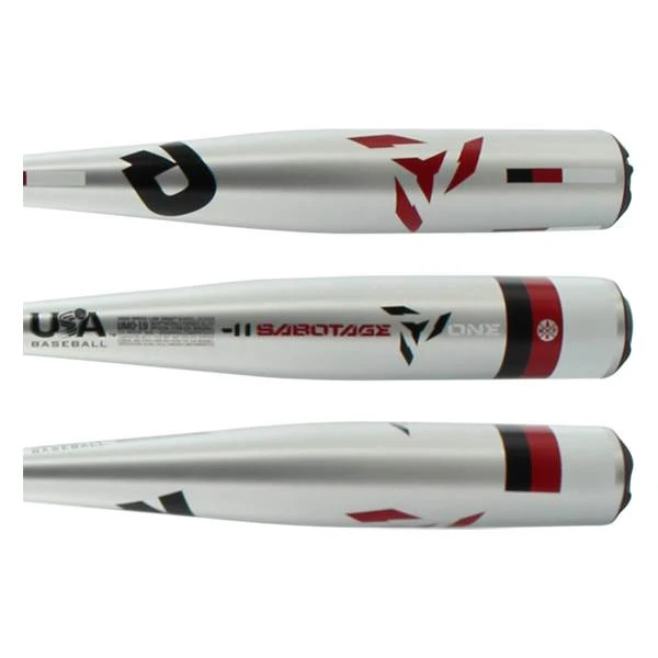 Budget π DeMarini Sabotage ONE -11 USA Baseball Bat: WTDXUMO Grey π€© 4 Budget π DeMarini Sabotage ONE -11 USA Baseball Bat: WTDXUMO Grey π€© - Image 2