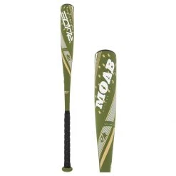 Deals ✨ Rude American USA 2022 Rude American MOAB Power -10 USSSA Baseball Bat: SLMOAB10P Green, Tan, White 😍