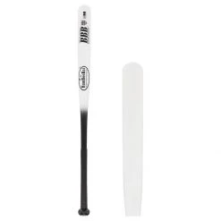 Buy 😍 BamBooBat Bamboo Wood ASA Slow Pitch Softball Bat: HBBW34S White/Black Black, White ✔️