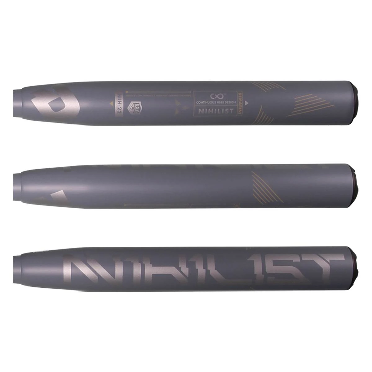 Budget β 2022 DeMarini Nihilist OG 13" Midload USA Slow Pitch Softball Bat: WTDXNIH-22 Silver, Grey π₯° 4 Budget β 2022 DeMarini Nihilist OG 13" Midload USA Slow Pitch Softball Bat: WTDXNIH-22 Silver, Grey π₯° - Image 2