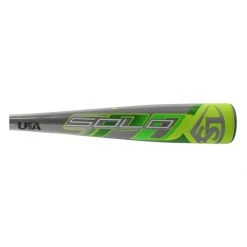 Best Sale ⌛ Louisville Slugger Solo Speed -13 USA Baseball Bat: WTLUBSSM1320 Green, Grey 🔔 -BaseBallBat Sales Store 5ad9 07 19 31783 2 l