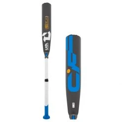 Deals ⭐ 2022 DeMarini CF -10 USA Baseball Bat: WTDXUFX22 Blue, Grey, White ✨