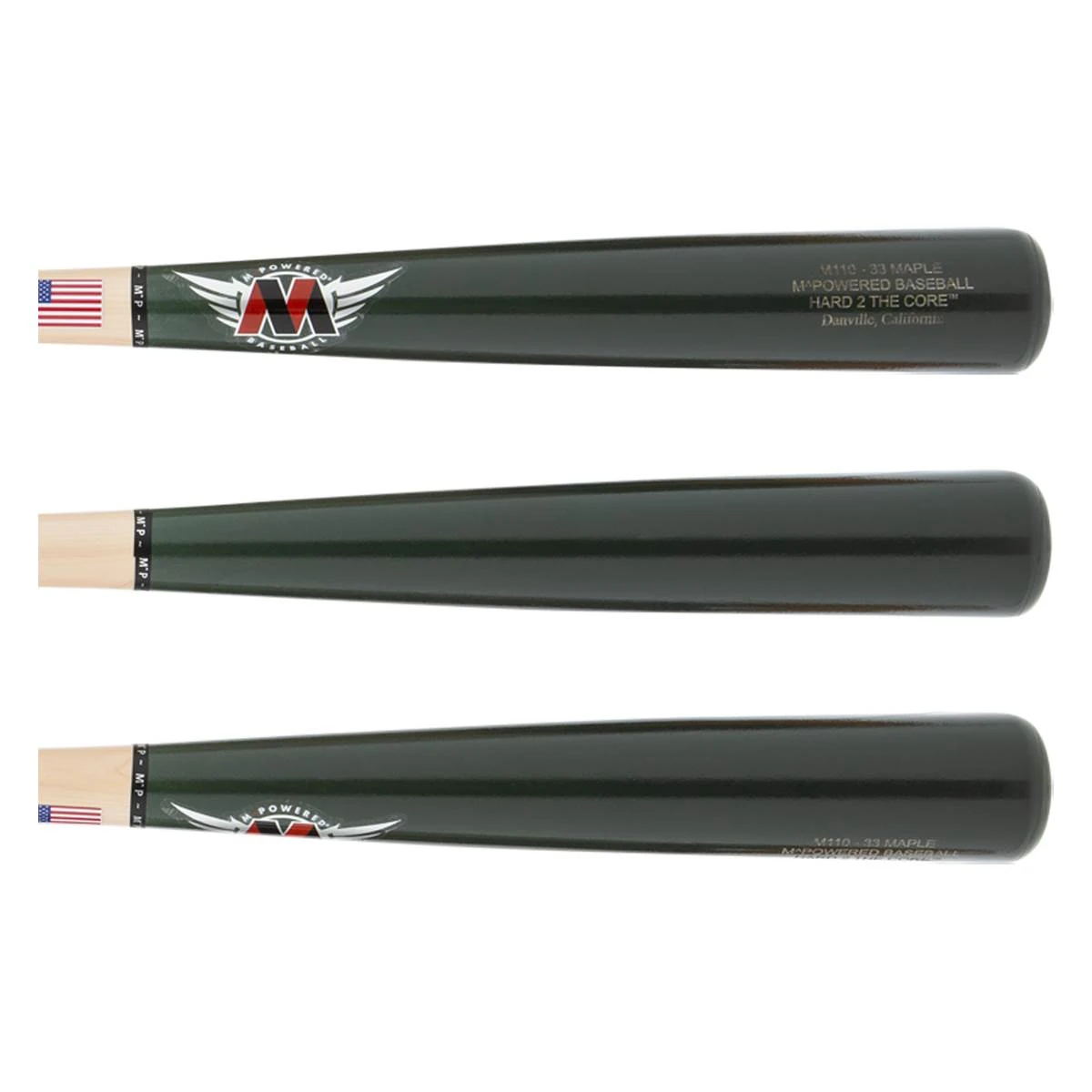 Discount ❤️ M^Powered H2TC™ Pro Maple Wood Baseball Bat: H2TC110 Natural, Green ✔️ 4 Discount ❤️ M^Powered H2TC™ Pro Maple Wood Baseball Bat: H2TC110 Natural, Green ✔️ - Image 2
