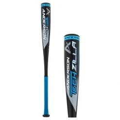 Wholesale ❤️ 2022 Anderson Techzilla -10 USSSA Baseball Bat: YB22ZILLA10 Black, Blue 👍