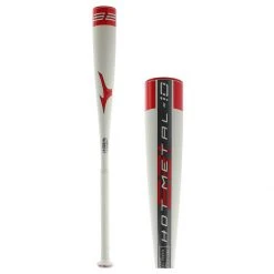 Brand new ✔️ Mizuno Hot Metal -10 USSSA Baseball Bat: SL21HM10 Red, White ✨
