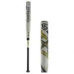 Best Sale 😉 Louisville Slugger LXT -9 Fastpitch Softball Bat: WBL2453010 Gold, Grey, White 💯