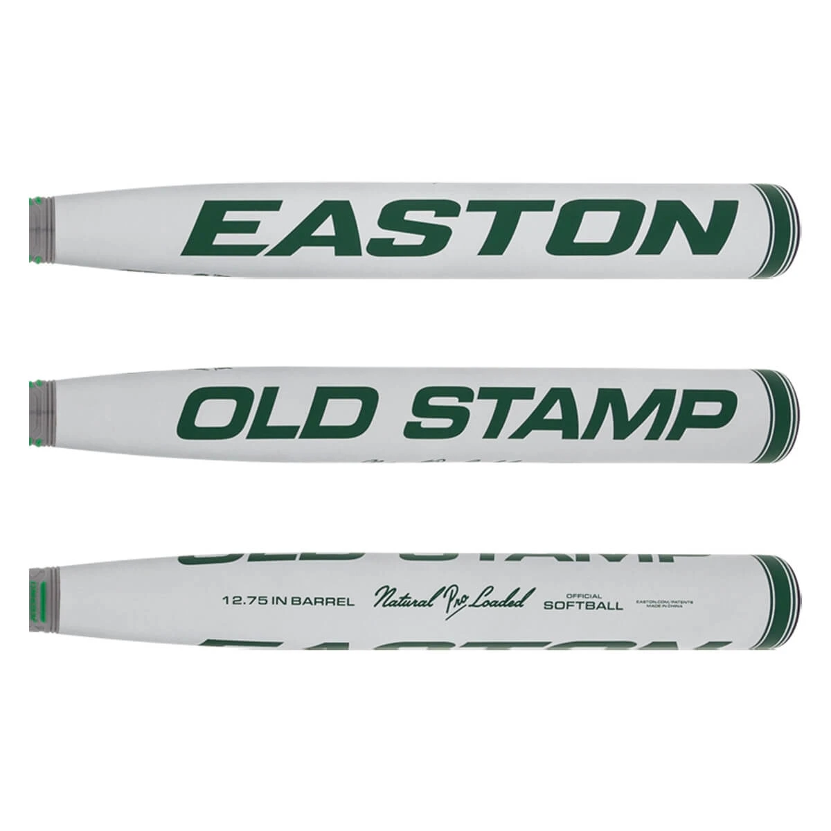 Outlet ⌛ Easton Old Stamp 12.75" Loaded USSSA Slow Pitch Softball Bat: SP21GEL Green, Silver ⭐ 4 Outlet ⌛ Easton Old Stamp 12.75" Loaded USSSA Slow Pitch Softball Bat: SP21GEL Green, Silver ⭐ - Image 2