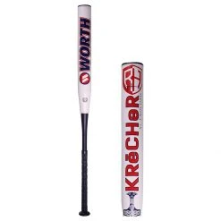 Best deal 🌟 Worth Krecher Ryan Harvey 13.5" XL USA Slow Pitch Softball Bat: WRH21A Navy, Red, White 🔥