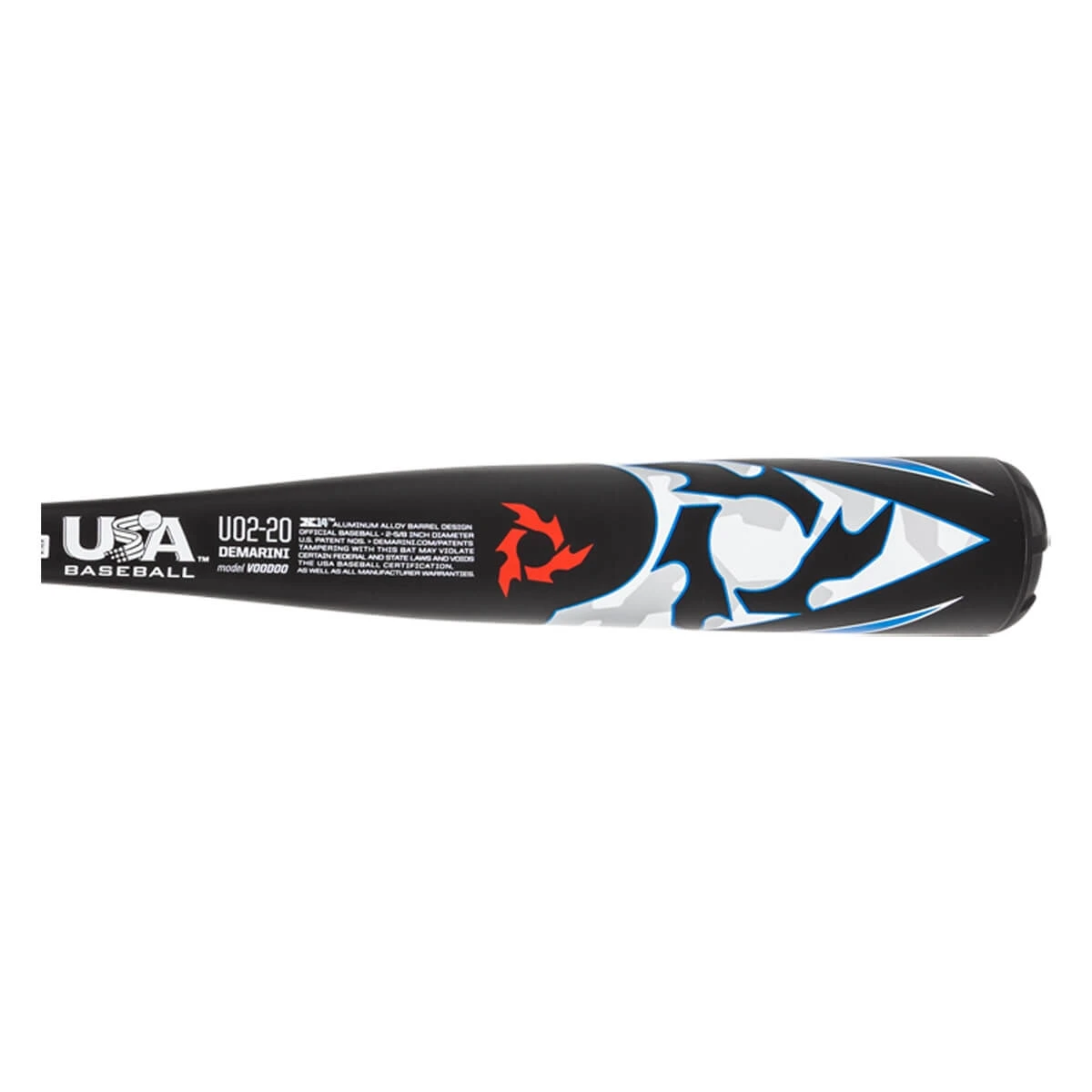 Brand new ✨ DeMarini Voodoo ONE -10 USA Baseball Bat: WTDXUO220 Black, Blue ⭐ 5 Brand new ✨ DeMarini Voodoo ONE -10 USA Baseball Bat: WTDXUO220 Black, Blue ⭐ - Image 3