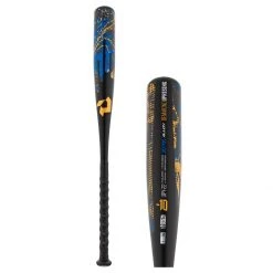 Outlet 🌟 2022 DeMarini Uprising -10 USSSA Junior Big Barrel Baseball Bat: WBD2234010 Black, Blue, Gold 🤩