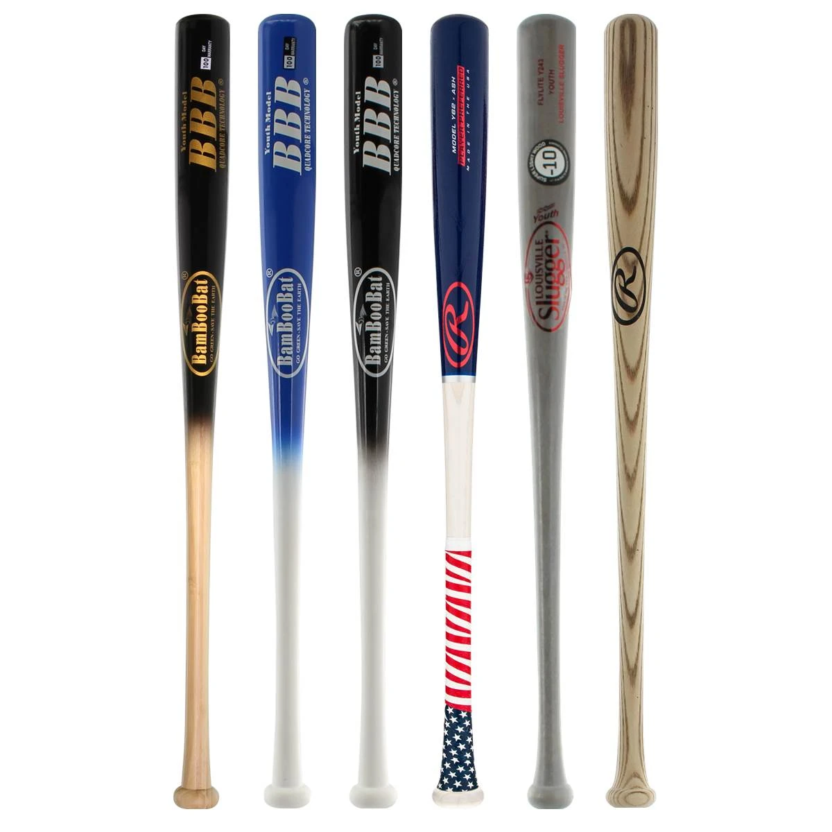 Hot Sale π JustBats Pick Your Pack - Youth Wood 2-Pack - Silver Grey, Black, White, Brown, Red, Blue, Natural β 8 Hot Sale π JustBats Pick Your Pack - Youth Wood 2-Pack - Silver Grey, Black, White, Brown, Red, Blue, Natural β - Image 6