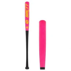 Deals 🔔 Brett Bros. GB5 Superlight Wood ASA Softball Bat: GB5SB Neon Rose Pink Black, Pink, Yellow ✨