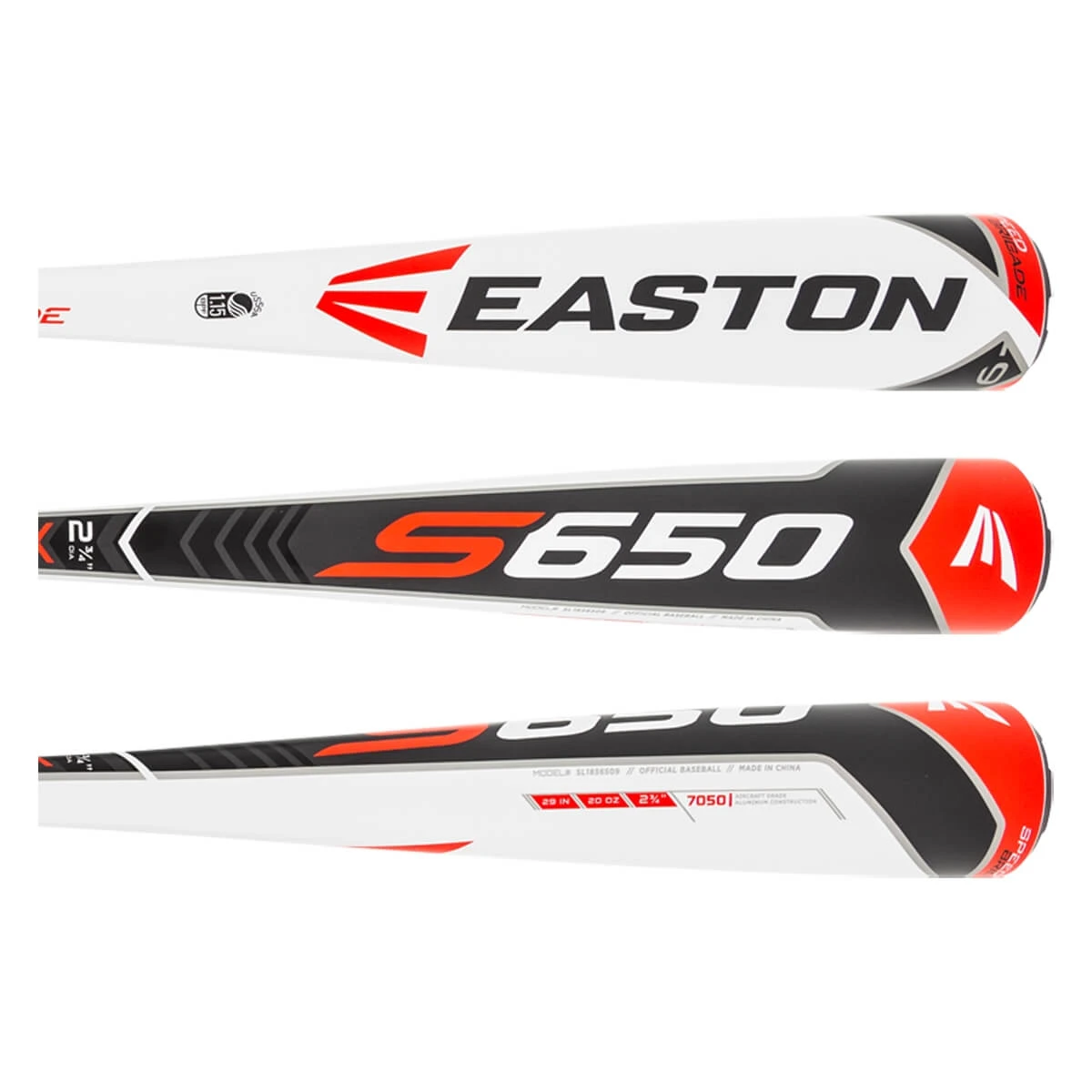 Outlet π Easton S650 -9 USSSA Baseball Bat: SL18S6509 Black, White β¨ 4 Outlet π Easton S650 -9 USSSA Baseball Bat: SL18S6509 Black, White β¨ - Image 2