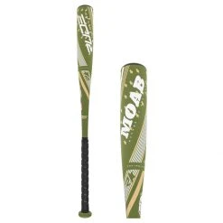 Best deal ✨ Rude American USA 2022 Rude American MOAB Power -5 USSSA Baseball Bat: SLMOAB5P Green, Tan, White ✔️