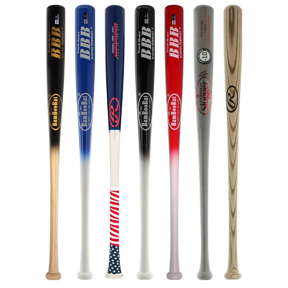 Hot Sale π JustBats Pick Your Pack - Youth Wood 2-Pack - Silver Grey, Black, White, Brown, Red, Blue, Natural β 10 Hot Sale π JustBats Pick Your Pack - Youth Wood 2-Pack - Silver Grey, Black, White, Brown, Red, Blue, Natural β - Image 8
