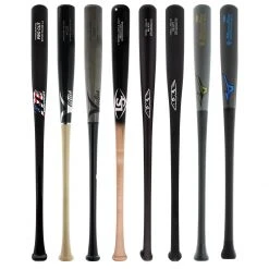 New ✨ JustBats Pick Your Pack - Adult Wood 2-Pack - Diamond Black, Grey, Natural, Brown, Blue ⭐ -BaseBallBat Sales Store 8795 12 21 34154 8 pack 6 l