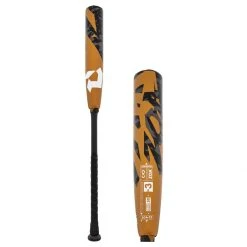 New π 2022 DeMarini Zoa BBCOR Baseball Bat: WTDXZOA22 Gold, Grey, Black π