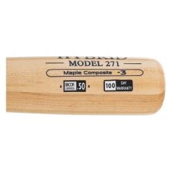 Best Sale ✨ BamBooBat Bamboo/Maple Composite Wood BBCOR Baseball Bat: HCBN271 Blue, Natural ⭐ -BaseBallBat Sales Store 8cde 12 21 bamboobat bamboo maple composite wood bbcor baseball bat hcbn271 31987 4 l