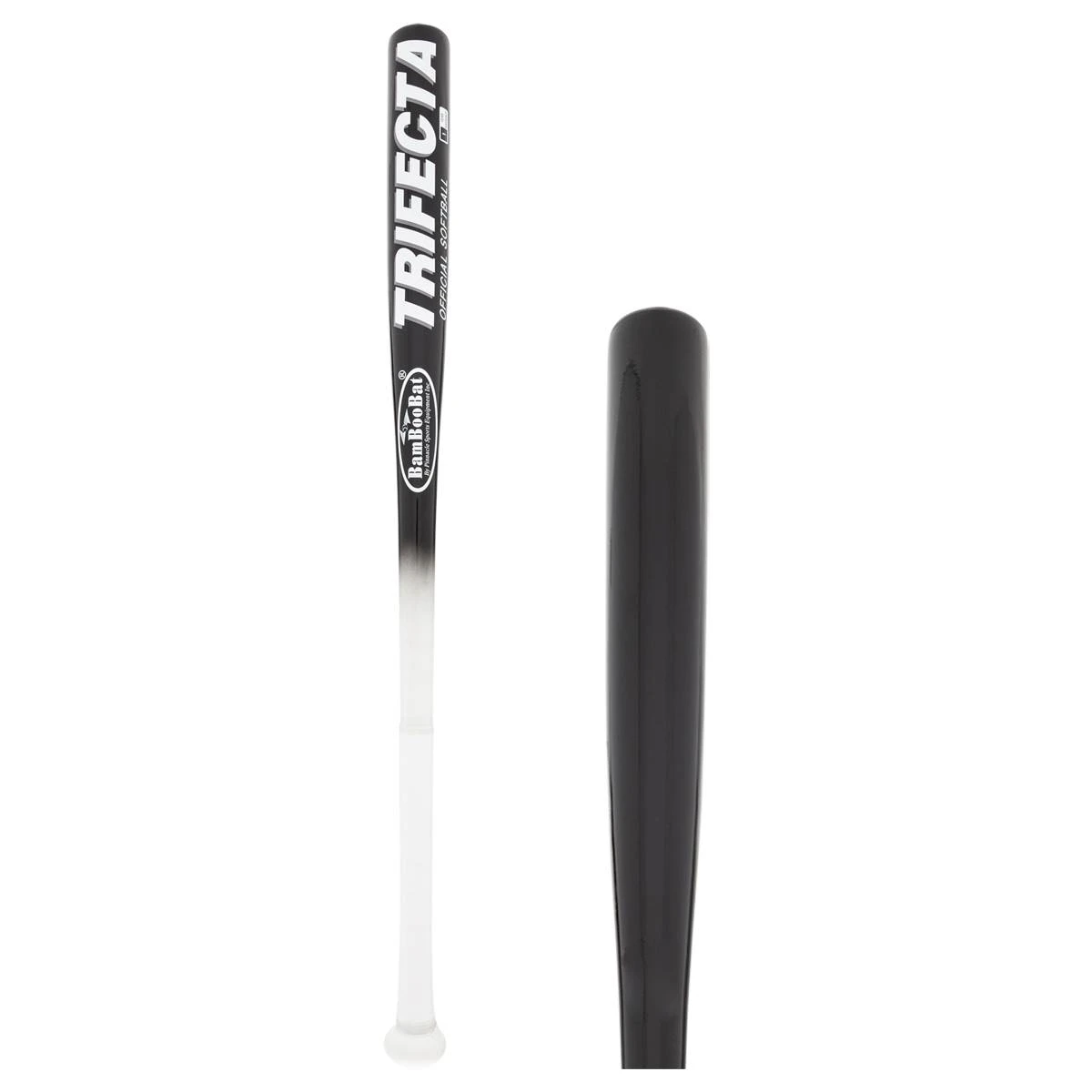 Outlet π BamBooBat Trifecta Wood Slow Pitch Softball Bat: TRI-HWBB Black, White βοΈ 3 Outlet π BamBooBat Trifecta Wood Slow Pitch Softball Bat: TRI-HWBB Black, White βοΈ