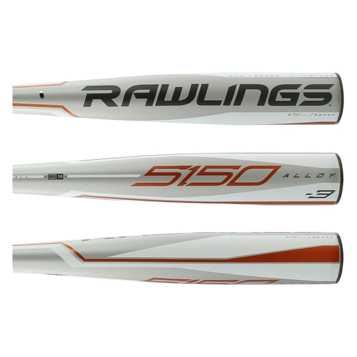 Discount π― Rawlings 5150 BBCOR Baseball Bat: BBZ53 White π 4 Discount π― Rawlings 5150 BBCOR Baseball Bat: BBZ53 White π - Image 2