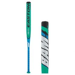 Cheap 🎁 2022 Easton Comic BAM Fire Flex 13.5" Balanced USSSA 240 Slow Pitch Softball Bat: SP22BAMB Blue, Teal 🔥
