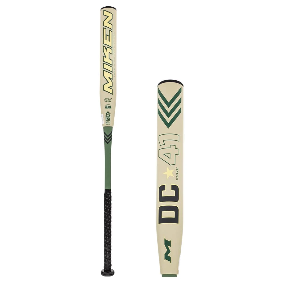 New π Miken DC-41 12.25" SuperMax USSSA 240 Slow Pitch Softball Bat: MDCX21U Black, Gold, Green β¨ 3 New π Miken DC-41 12.25" SuperMax USSSA 240 Slow Pitch Softball Bat: MDCX21U Black, Gold, Green β¨
