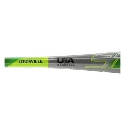 Best Sale ⌛ Louisville Slugger Solo Speed -13 USA Baseball Bat: WTLUBSSM1320 Green, Grey 🔔 -BaseBallBat Sales Store 963c 07 19 31783 4 l