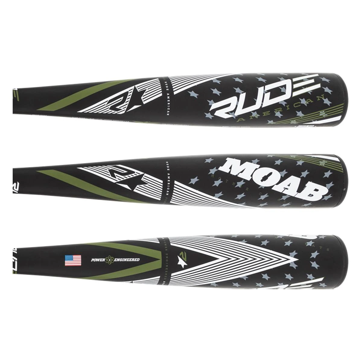 Best Pirce π Rude American USA Rude American MOAB Power BBCOR Baseball Bat: BBMOAB3P19 Black, Green, White π 4 Best Pirce π Rude American USA Rude American MOAB Power BBCOR Baseball Bat: BBMOAB3P19 Black, Green, White π - Image 2