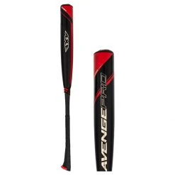 Promo 👍 2022 Axe Avenge Pro BBCOR Baseball Bat: L146J Black, Red 💯