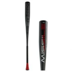 Cheap 😉 Stinger Bat Co Stinger Missile BBCOR Baseball Bat: BBMSLE3 Black, Grey, Red ⌛