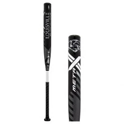 Brand new ✔️ 2022 Louisville Slugger Meta -10 Fastpitch Softball Bat: WBL2492010 Black, Grey, White 😍