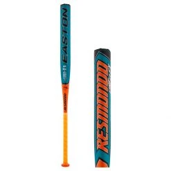Promo 🔥 2022 Easton Resmondo Fire Flex 12.75" Loaded USSSA 240 Slow Pitch Softball Bat: SP22RESL Orange, Teal ✨