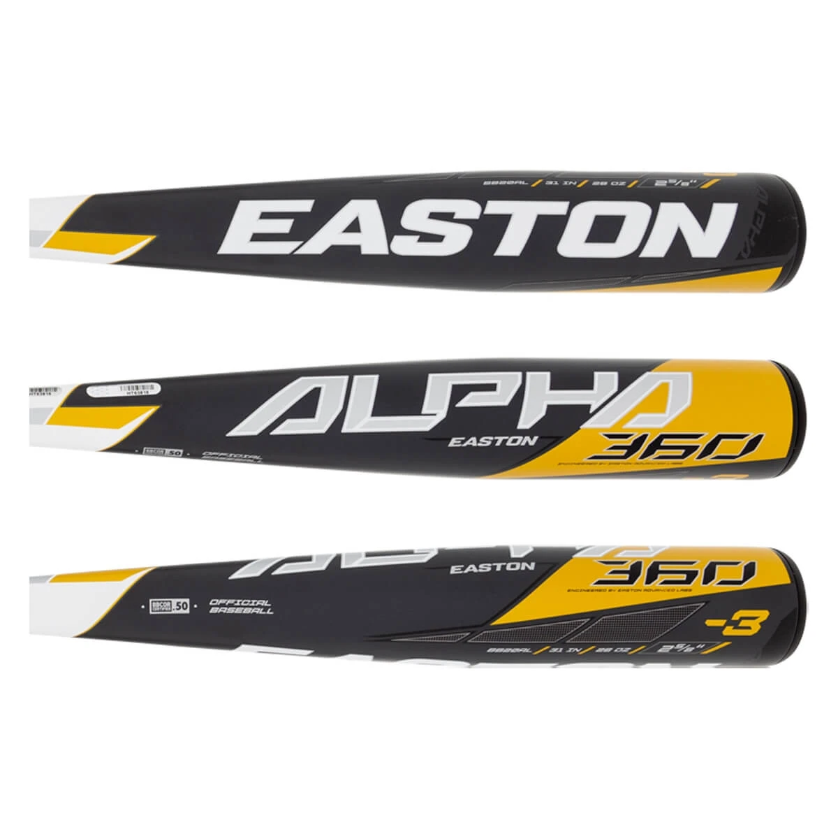 Brand new βοΈ Easton Alpha 360 BBCOR Baseball Bat: BB20AL Gold, Grey, White π 4 Brand new βοΈ Easton Alpha 360 BBCOR Baseball Bat: BB20AL Gold, Grey, White π - Image 2