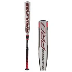 New ✨ Rawlings Quatro Pro -12 USA Baseball Bat: US1Q12 Black, Grey, Red ⌛