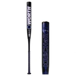 Discount 🎉 Worth Krecher Ryan Harvey 13.5" XL USSSA 240 Slow Pitch Softball Bat: WRH21U Black, Blue ✨